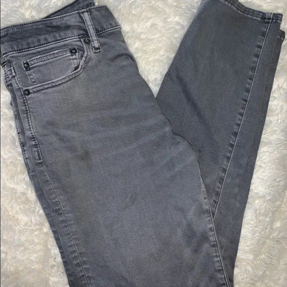 Men’s American Eagle Gray Athletic Fit Jeans 30x32.